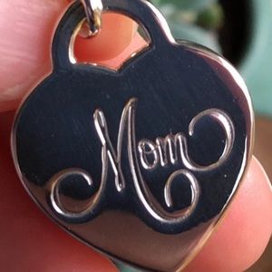 Tiffany & Co. Mom Heart Tag Pendant